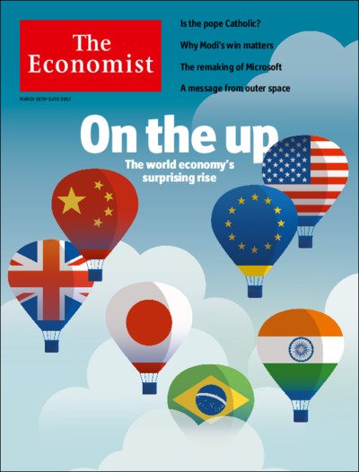Capa da Revista The Economist com o Brasil em destaque