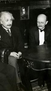 Albert Einstein e Max Planck