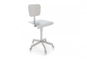 Cadeira para laboratório de inox, moveis laboratorio, normas gmp, nr 17, ergonomica